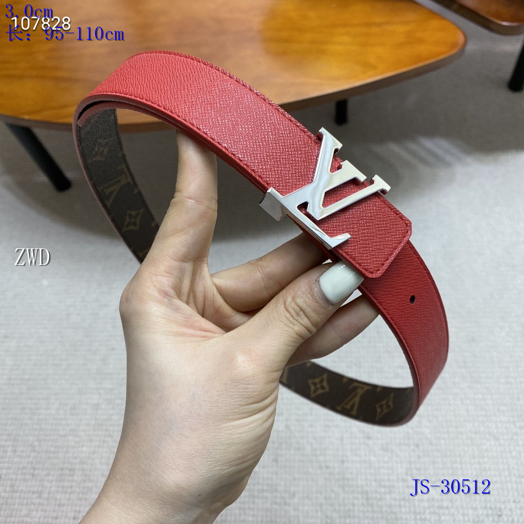 LV Belts 3.0 cm Width 043